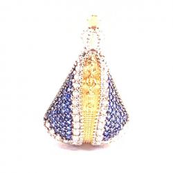 Pingente de N. Sra. Aparecida em ouro 18k - 2PIZ0063